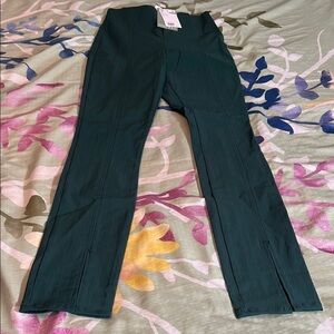 Forest green all stretch dress leggings